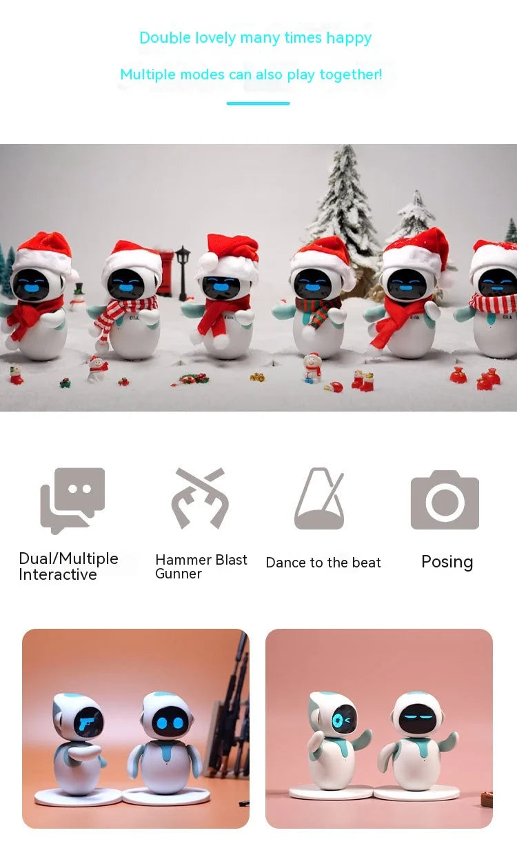Eilik Smart Robot Pet Ai Emotional Interaction Companion Desktop Toy custom Robot Long Battery Life Gifts For Home Robot gift