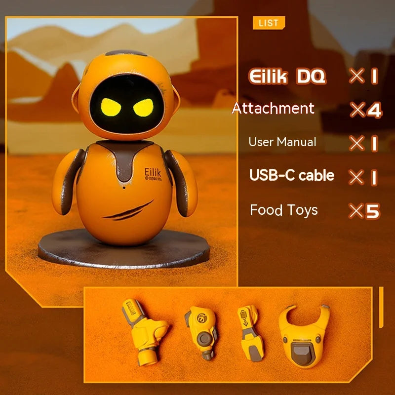Eilik Smart Robot Pet Ai Emotional Interaction Companion Desktop Toy custom Robot Long Battery Life Gifts For Home Robot gift