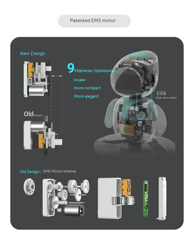 Eilik Smart Robot Pet Ai Emotional Interaction Companion Desktop Toy custom Robot Long Battery Life Gifts For Home Robot gift