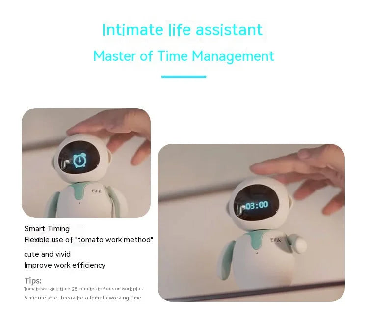 Eilik Smart Robot Pet Ai Emotional Interaction Companion Desktop Toy custom Robot Long Battery Life Gifts For Home Robot gift